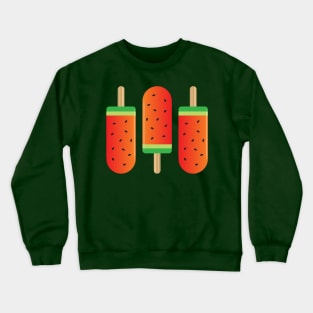 Watermelon Ice Lollies Crewneck Sweatshirt